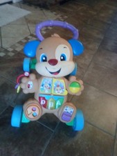 Fisher-Price Baby Walker with Interactive Puppy Design, Multicolor Walking Aid