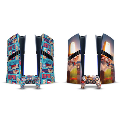 DC LEAGUE OF SUPER PETS GRAPHICS VINYL SKIN FOR PS5 PRO DIGITAL EDITION BUNDLE
