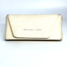 Michael Kors Authentic Hard Eyeglasses/Sunglasses Case in White