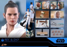 Hot Toys MMS559 Dawn of Skywalker Star Wars Rey D-O 1 6 Scale Figure NEW