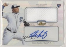 2013 Topps Finest Jumbo Relic Rookie Refractor Bruce Rondon #AJR-BR Auto 00q0