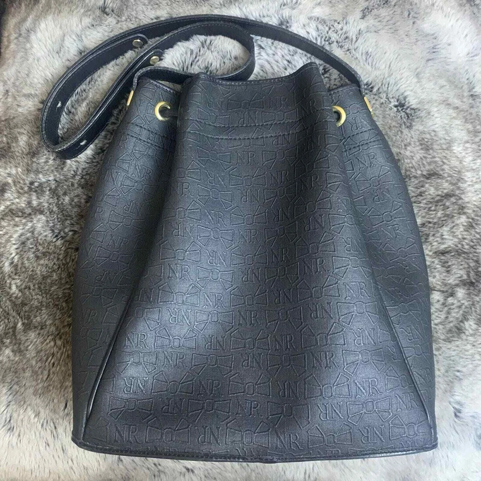 Bolso Nina Ricci Bolso Cubo BOLSO DE COLECCIÓN MONOGRAMA RARO VINTAGE Bolso Foto 3 de 4