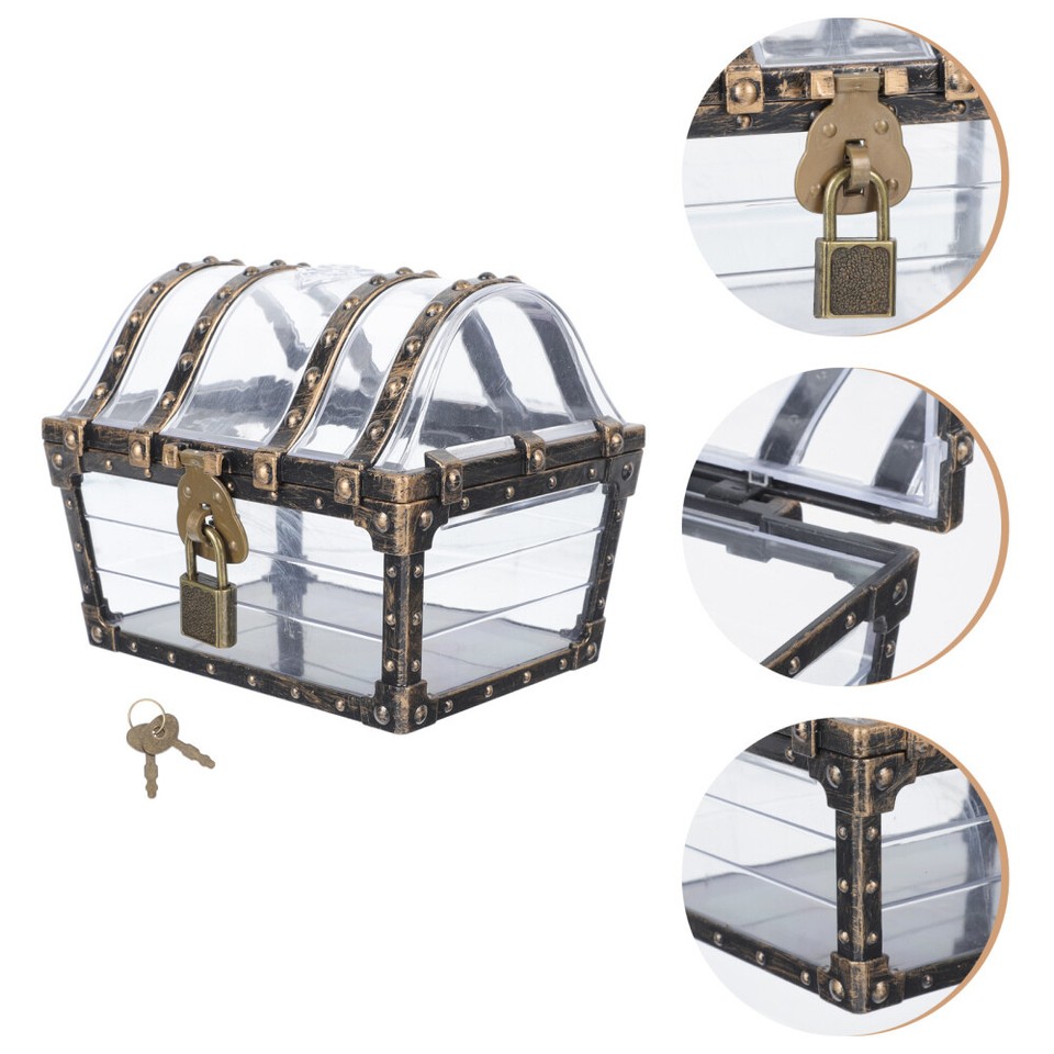 Pirate Gems Chest Pirate Party Favors Retro Treasure Chest Box eBay