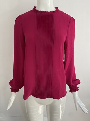 NWT Women s CeCe Shirt Long Sleeve Plumeria Size XS