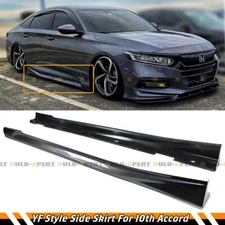For 2018-2022 Honda Accord Yofer Modern Steel Metallic JDM Side Skirt Extensions