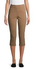 Time  Tru Women's Millennium Capri Pants Size 4/6 12/14 Toasted Brown NWT