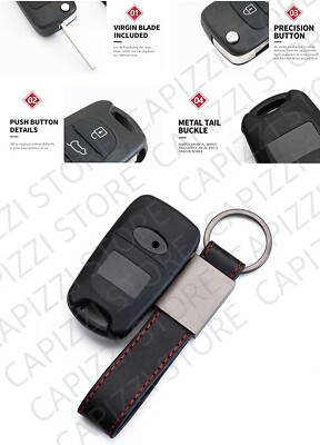 Hyundai I20 3 Cover Gomma Per Chiave Hyundai - Ricambio Telecomando Per I10, I20, I30, Tucson, Santa Fe Guscio Chiave Hyundai Ix20 - Foto 2