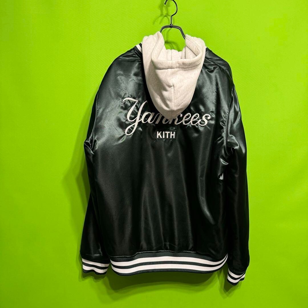 ジャケット・アウター KITH MLB YANKEES GORMAN JACKET Kith MLB Yankees Gorman Jacket size XL Green New With Tags