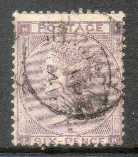GB QV 1862 6d Lilac watermark Emblems used. Sg 84 Cat Ik | eBay