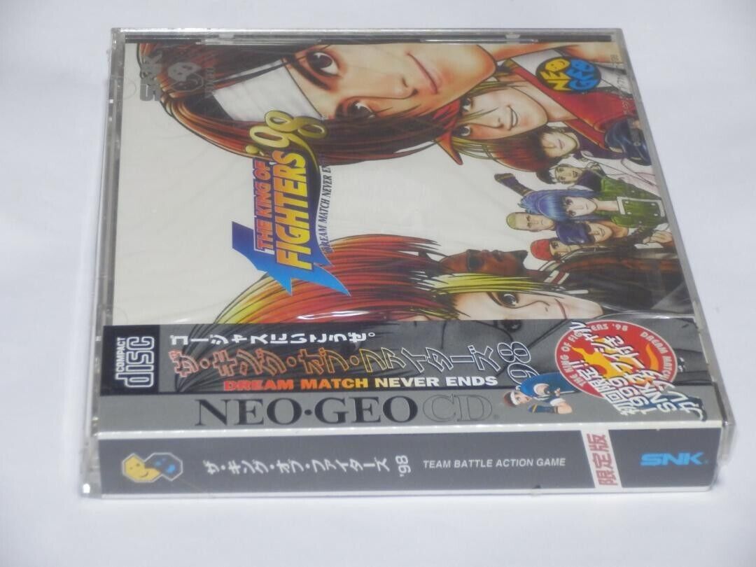 Buy The King of Fighters '98 - Dream Match Never Ends SNK Neo Geo CD Video  Games on the Store, Auctions, Japan, NGCD-2420, ザ・キング・オブ・ファイターズ'９８  ＤＲＥＡＭ ＭＡＴＣＨ ＮＥＶＥＲ ＥＮＤＳ