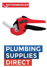 * Rothenberger - Rocut 26TC Plastic Pipe Cutter 0-26mm - 5.2005