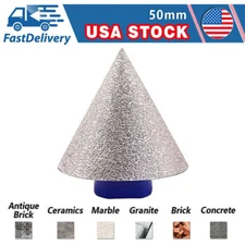 2''/50mm Diamond Milling Cone Bit Beveling Chamfer Hole Saw for Tile Porcelain