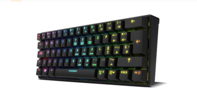 Krom KLUSTER - NXKROMKLSTRSP - Teclado Gaming mecánico RGB, Bluetooth 5.0 y USB