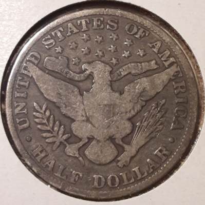 1903 Barber Half Dollar Coin Philadelphia Mint US 50c 90% silver