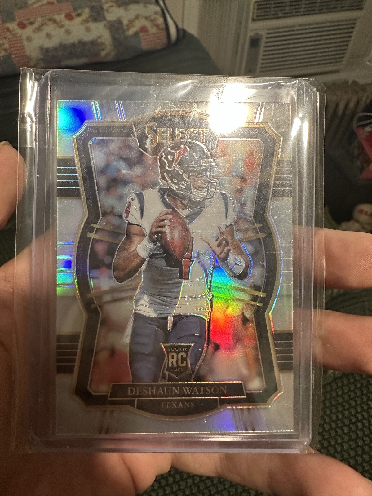 2017 Deshaun Watson Select Premier Level Silver Rookie #164 Prizm