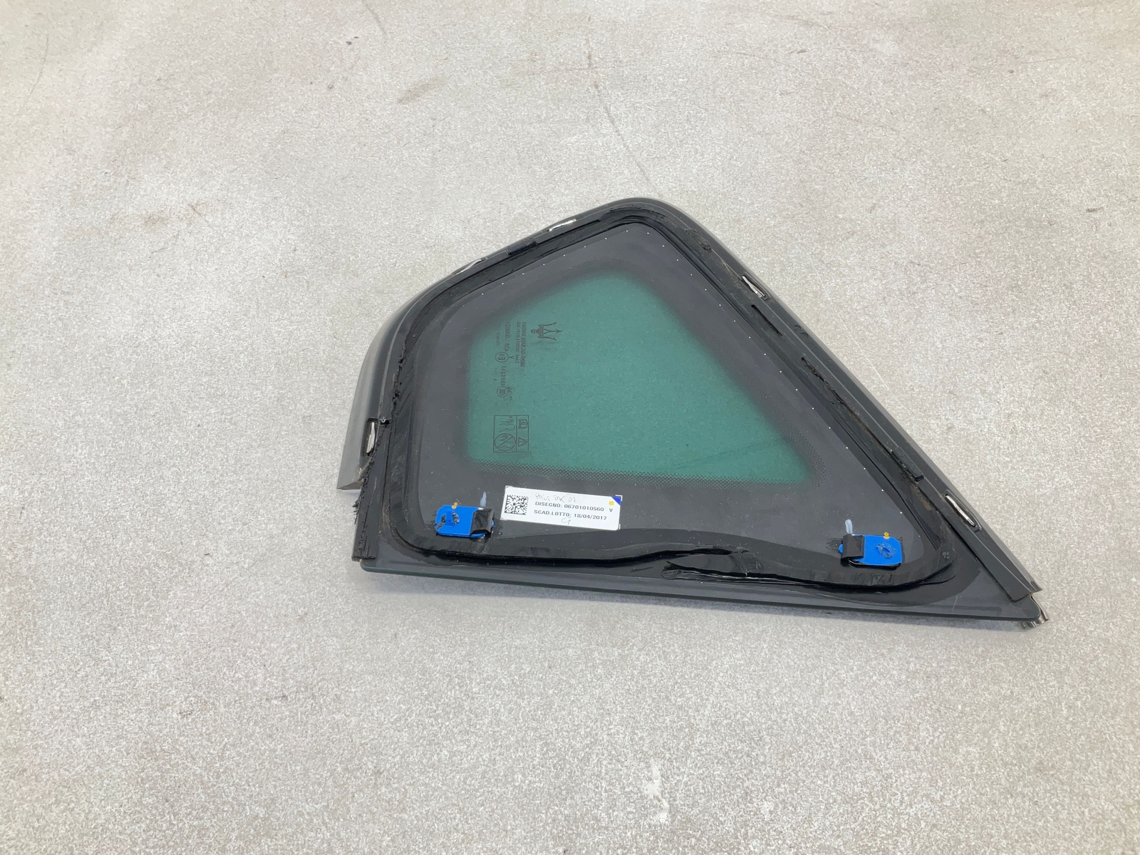 17-20 MASERATI Levante Rear Left Driver Quarter Window Glass OEM CM