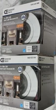 LOT OF 2, Commercial Electric Slim Spot 4" Canless Recessed Integrated LED Kit