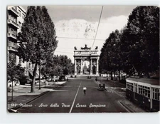 Postcard Arco della Pace Milan Italy