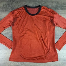 XOSKIN Womens Long Sleeve Red Compression Shirt Form Fit Base Layer Size XXL