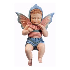 Flower Fairy Vergissmeinnichtbaby Deko Figur Elfe Fee Blumenkind NEU in Box