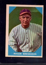 1960 Roger Bresnahan Fleer Baseball Greats #8 Baseball Card