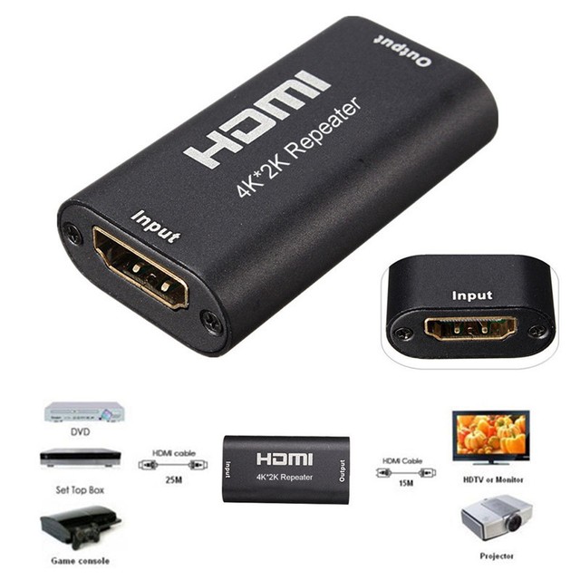 4K 2K 3D HDMI Cable Signal Repeater Extender HDMI Amplifier Booster Up