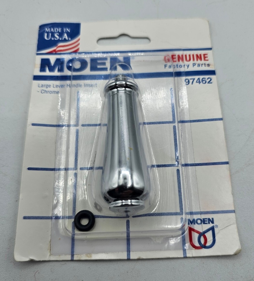 Moen Factory Parts 97462 Large Lever Handle Insert Chrome Made USA New