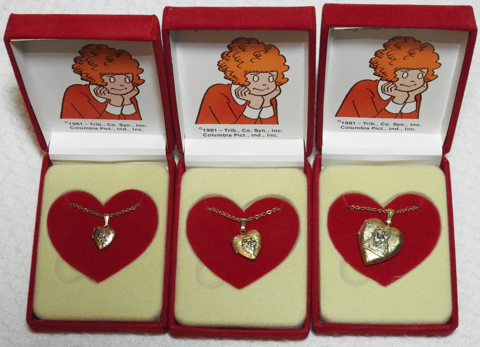 1981 Colliers Locket Little Orphan Annie par Supreme Creations   Trois Tailles 