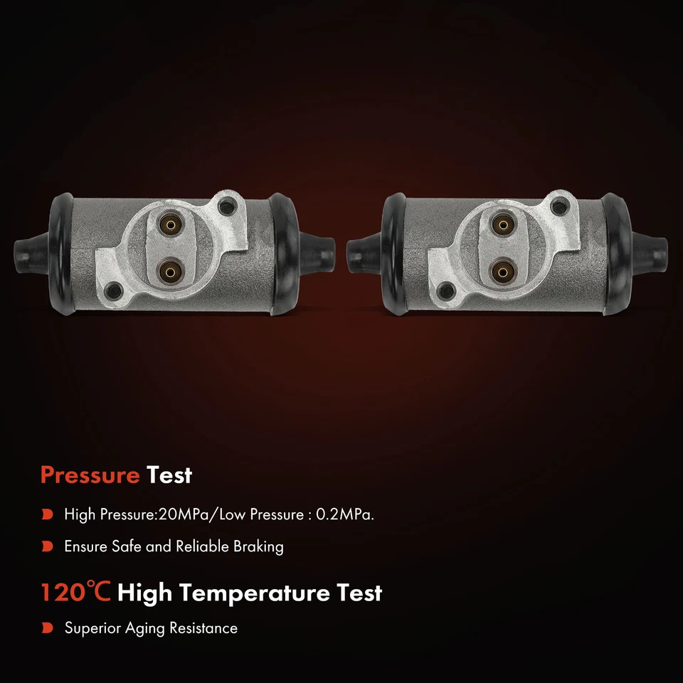 2x Cilindro de rueda de freno de tambor lateral delantero y trasero para Ford F-7000 F-700 B-600 LN8000 Foto 4 de 4