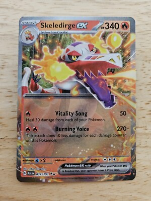 skeledirge ex pokemon card value 2023 - Scarlet & Violet - Paldea Evolved Paldea Evolved Singles Pokemon - Skeledirge ex 272/193