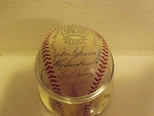1950 MLB All Star Game NL auto. baseball (Snider, Robinson, Musial, Spahn, more)