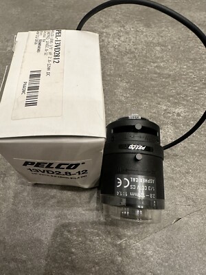 PEL-13VD2812 Pelco LENS 1/3' VF 2.8-12MM Security Camera Lens, Brand New