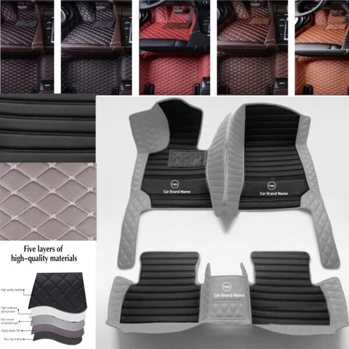 Fit for Mitsubishi Mirage Car Floor Mats Cargo Liners Auto Carpets Custom Mats - Imagen 16 de 38