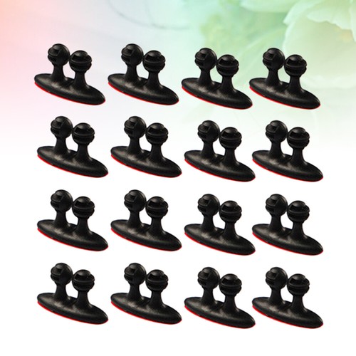16 Pcs Cable Clamp Clip for Fixing Headphone Wire Clips Earphone - Afbeelding 7 van 10