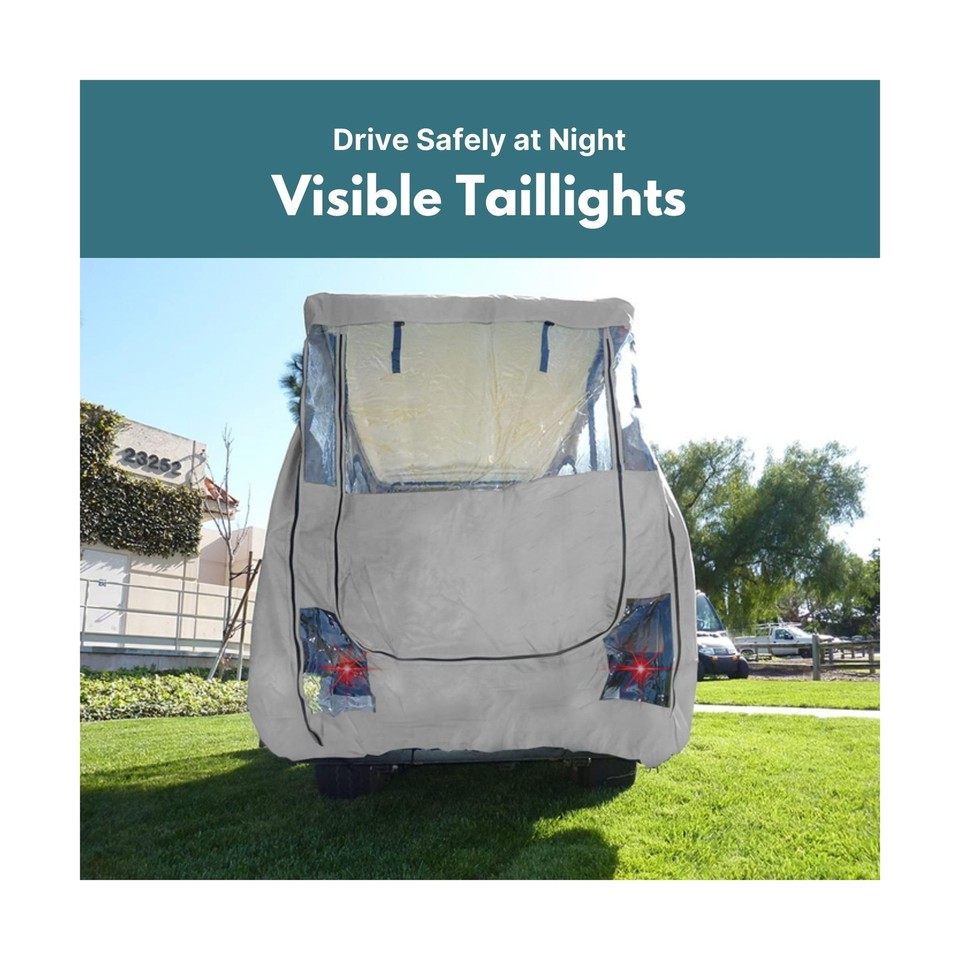 Formosa 4 Person Golf Cart Driveable Enclosure Cover YKK Door Zipper