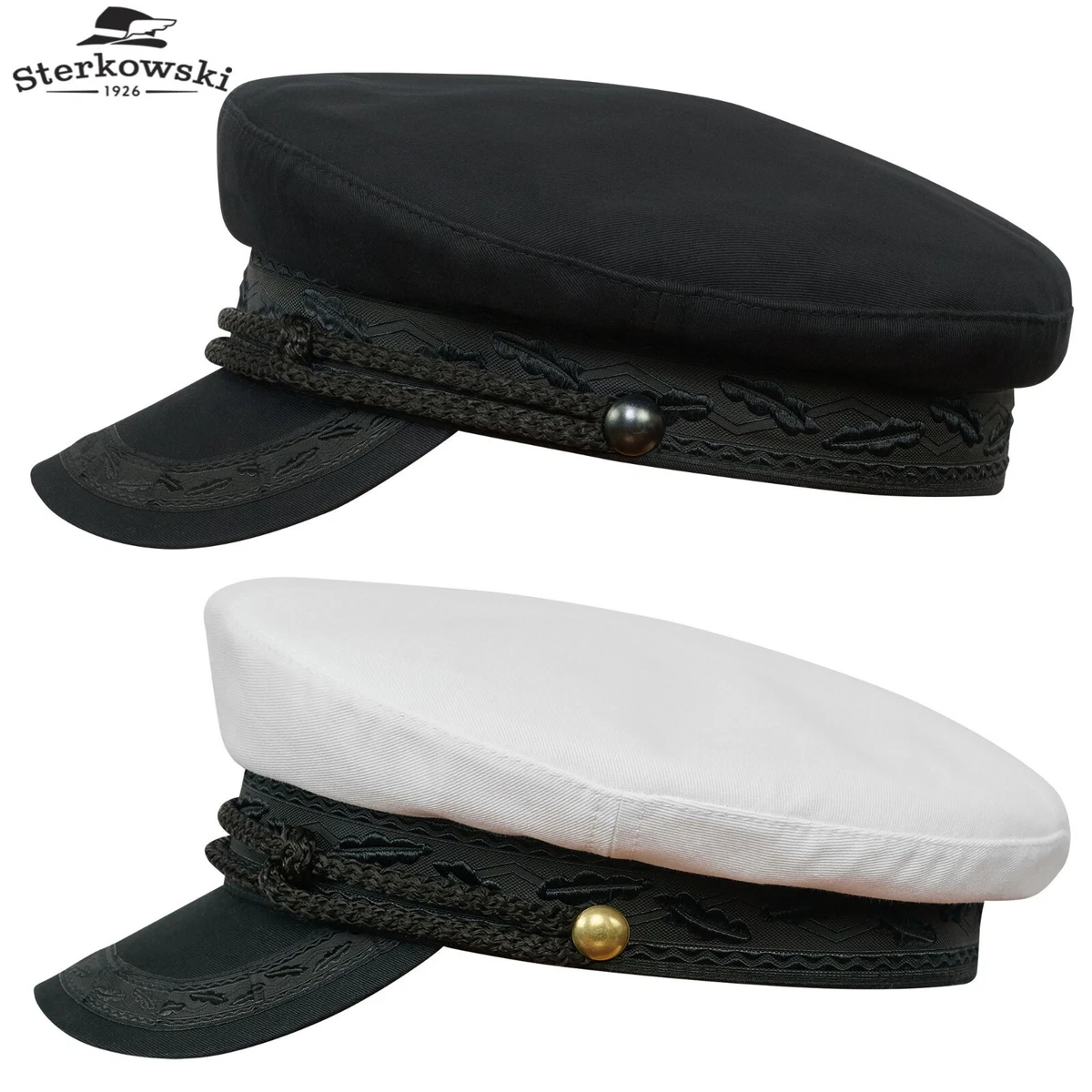 STOBOK Cappello Da Capitano Da Marinaio – Berretto Baseball Nautico Regolabile Per Adulti, Colore Assortito - 2
