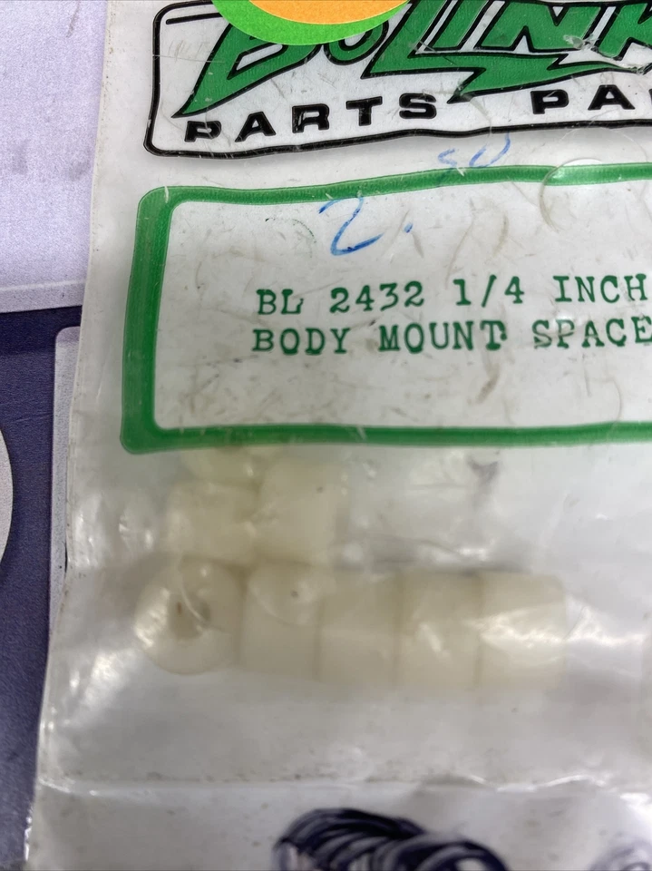 Vintage BL2432 {1/4”x8pc.}Body Mount Spacers NewInPack USA Shipped - Image 2 of 4