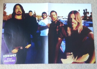 FOO FIGHTERS / FALLOUT BOY   2-sided magazine Centre-fold POSTER  17 x 11 inches