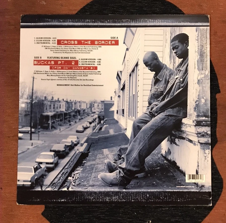 Philly’s Most Wanted 12" Vinyl Record Cross The Border 2000 Atlantic Records - Image 2 of 4
