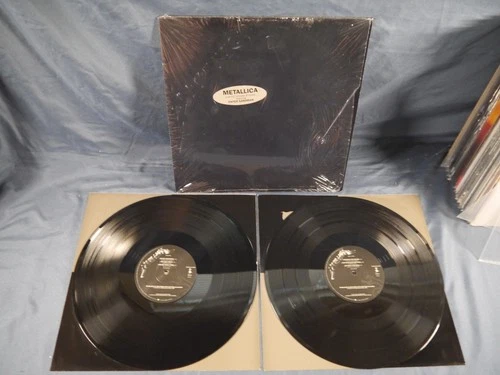 METALLICA  -BLACK ALBUM  1ST 1991 PRESS 2 VINYL LP  SET  ELEKTRA