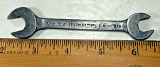 Vintage PLOMB Double Open End Wrench #3021 BC 7/16" & 3/8" Possibly 1943-1944