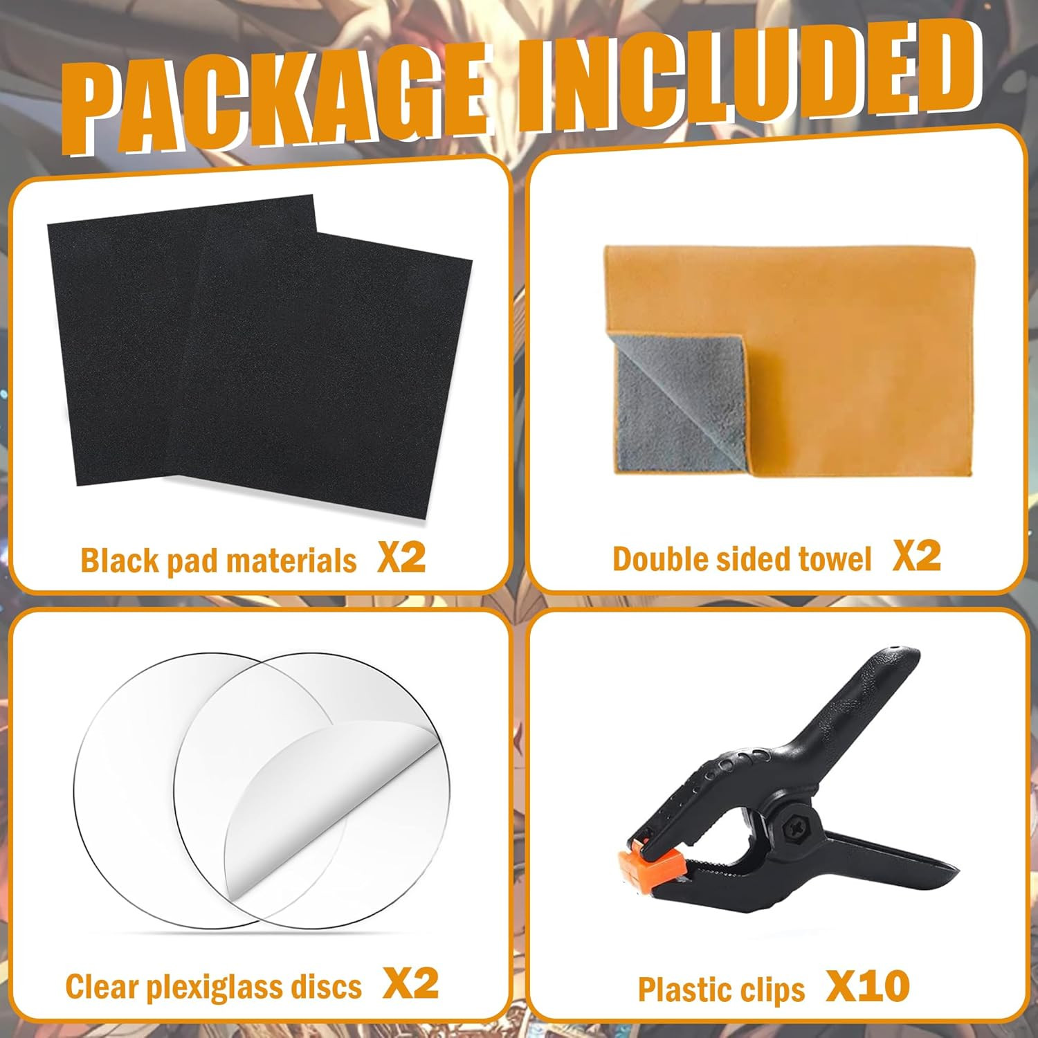Trade Card Flattening Kit, Card Care Accessory Pack, Scratch Repair Surface Care