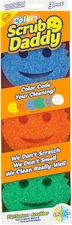 Scrub Daddy Color Sponges - Scratch-Free Multipurpose Dish Sponges for Kitchen, 