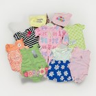 Baby Girl Clothes 0–6M Lot of 8 clothes + Bib | Mix & Match | Some New