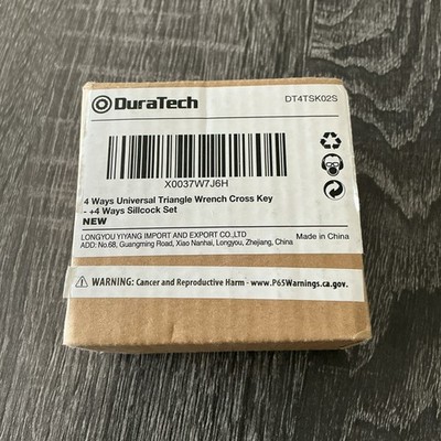 DURATECH 4 Way Sillcock Key Set 2-Pack - Utility Water Key for Valve Faucet Spig