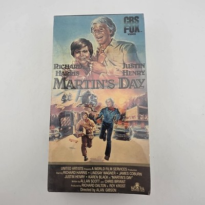 Martin's Day Beta Betamax CBS Fox Richard Harris Justin Henry - Resealed