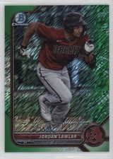 2022 Bowman Chrome Prospects Green Shimmer Refractor /99 Jordan Lawlar 0i5i