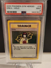 2000 POKEMON GYM HEROES #16 ERIKA-HOLO PSA 9 on eBay