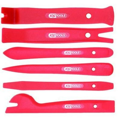 KS TOOLS Lösewerkzeugsatz Türverkleidung 911.8105 200mm 30mm Kunststoff 280g