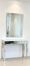 Mirrored Console Table And Matching Wall Mirror